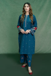 URGE - 2PC LAWN EMBROIDERED SHIRT WITH LAWN EMBROIDERED TROUSER - HZG1848