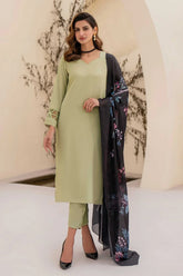 NATASHA KAMAL - 3PC LAWN SHIRT WITH CHIFFON SILK PRINTED DUPATTA AND TROUSER - HZG1574