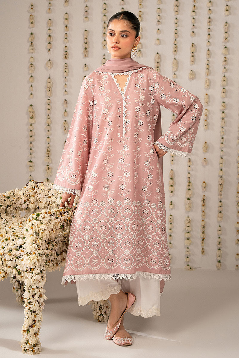 CROSS STITCH - 3PC LAWN EMBROIDERED SHIRT WITH CHIFFON DUPATTA AND TROUSER - HZG2250