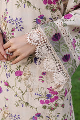 ANEELAS - 3PC LAWN PRINTED SHIRT WITH SILK PRINTED DUPATTA AND TROUSER - HZG2979