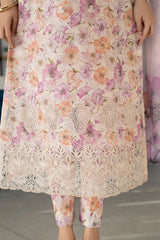 BAROQUE - 3PC LAWN PRINTED SHIRT WITH SILK PRINTED DUPATTA AND TROUSER - HZG2920