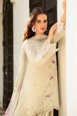 IZNIK - 3PC LAWN PRINTED SHIRT WITH SILK PRINTED DUPATTA AND TROUSER - HZG2986
