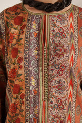 BAROQUE - 3PC VISCOSE PRINTED SHIRT WITH VISCOSE PRINTED DUPATTA AND TROUSER - HZU2519