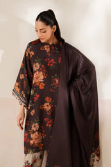 BAROQUE - 3PC VISCOSE PRINTED SHIRT WITH VISCOSE PRINTED DUPATTA AND TROUSER - HZU2515