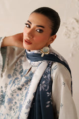 BAROQUE - 3PC VISCOSE PRINTED SHIRT WITH VISCOSE PRINTED DUPATTA AND TROUSER - HZU2518