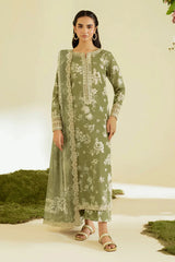 IZNIK - 3PC LAWN PRINTED SHIRT WITH SILK PRINTED DUPATTA AND TROUSER - HZG2947