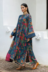 BAROQUE - 3PC KARANDI PRINTED SHIRT WITH KARANDI PRINTED SHAWL AND TROUSER - HZG3142