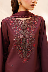 IZNIK - 3PC LAWN EMBROIDERED SHIRT WITH SILK PRINTED DUPATTA AND TROUSER - HZG2945