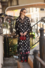 MARIA.B - 3PC LAWN PRINTED SHIRT WITH SILK PRINTED DUPATTA AND TROUSER - HZG2975