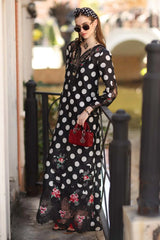 MARIA.B - 3PC LAWN PRINTED SHIRT WITH SILK PRINTED DUPATTA AND TROUSER - HZG2975