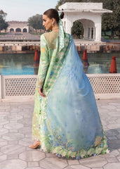 CRIMSON - 3PC LAWN PRINTED SHIRT WITH SILK PRINTED DUPATTA AND TROUSER - HZG2927