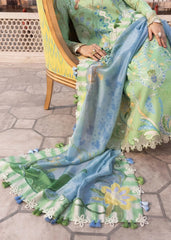 CRIMSON - 3PC LAWN PRINTED SHIRT WITH SILK PRINTED DUPATTA AND TROUSER - HZG2927