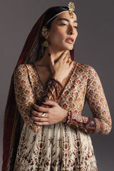 ZARA SHAHJAHAN - 3PC LAWN PRINTED FROCK WITH SILK PRINTED DUPATTA AND TROUSER - HZG2938