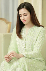 BAREEZE - 3PC LAWN EMBROIDERED SHIRT WITH ORGANZA EMBROIDERED DUPATTA AND TROUSER - HZG2841