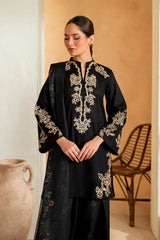 IZNIK - 3PC LAWN EMBROIDERED SHIRT WITH CHIFFON PRINTED DUPATTA AND TROUSER - HZG2881