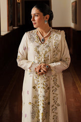 CROSS STITCH - 3PC DHANAK EMBROIDERED SHIRT WITH DHANAK EMBROIDERED SHAWL AND TROUSER - HZG1914