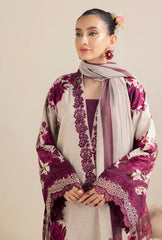 ADAN LIBAAS - 3PC KHADDAR PRINTED SHIRT WITH KHADDAR PRINTED DUAPTTA AND TROUSER - HZG1944