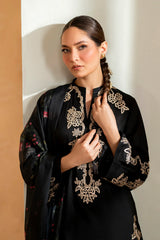 IZNIK - 3PC LAWN EMBROIDERED SHIRT WITH CHIFFON PRINTED DUPATTA AND TROUSER - HZG2881