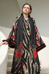 BAROQUE - 3PC KARANDI PRINTED SHIRT WITH KARANDI PRINTED SHAWL AND TROUSER - HZG3136