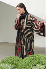 BAROQUE - 3PC KARANDI PRINTED SHIRT WITH KARANDI PRINTED SHAWL AND TROUSER - HZG3136