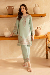 BATIK - 2PC LAWN SEQUIN EMBROIDERED SHIRT AND SEQUIN EMBROIDERED TROUSER - HZG2874