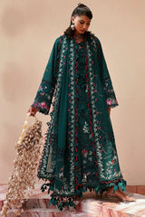 SUFFUSE - 3PC LAWN EMBROIDERED SHIRT WITH ORGANZA EMBROIDERED DUPATTA AND TROUSER - HZG2714