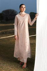 AZURE - 3PC LAWN EMBROIDERED SHIRT WITH CHIFFON EMBROIDERED DUPATTA AND TROUSER - HZG2849
