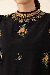 SAPPHIRE - 3PC LAWN EMBROIDERED SHIRT WITH MONAR PRINTED DUPATTA AND TROUSER - HZG1717