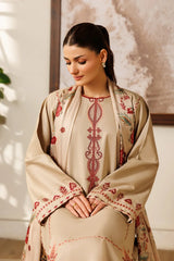IZNIK - 3PC LAWN EMBROIDERED SHIRT WITH CHIFFON PRINTED DUPATTA AND TROUSER - HZG2961