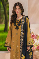 RANG RASIYA - 3PC LAWN EMBROIDERED SHIRT WITH MANAAR PRINTED DUPATTA AND TROUSER - HZG3033