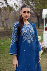 BATIK - 3PC LAWN EMBROIDERED SHIRT WITH CHIFFON EMBROIDERED DUPATTA AND TROUSER - HZG2840