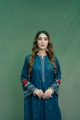 URGE - 2PC LAWN EMBROIDERED SHIRT WITH LAWN EMBROIDERED TROUSER - HZG1848