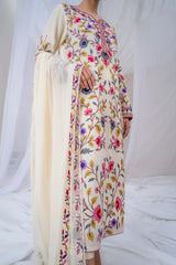 BATIK - 3PC DHANAK EMBROIDERED SHIRT WITH CHIFFON EMBROIDERED DUPATTA AND TROUSER - HZG3116