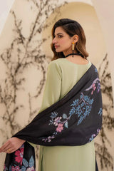 NATASHA KAMAL - 3PC LAWN SHIRT WITH CHIFFON SILK PRINTED DUPATTA AND TROUSER - HZG1574