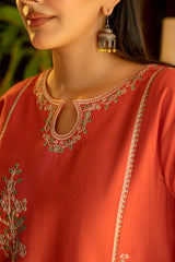 URGE - 2PC LAWN EMBROIDERED SHIRT AND EMBROIDERED TROUSER - HZG2876