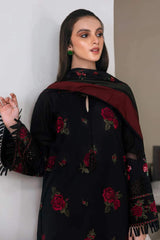 JAZMIN - 3PC LAWN EMBROIDERED SHIRT WITH MANAAR PRINTED DUPATTA AND TROUSER - HZG1617