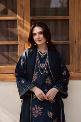 BATIK - 3PC LAWN EMBROIDERED SHIRT WITH CHIFFON EMBROIDERED DUPATTA AND TROUSER - HZG2956