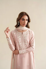 ZAIB - 3PC LAWN EMBROIDERED SHIRT WITH CHIFFON EMBROIDERED DUPATTA AND TROUSER - HZG3051