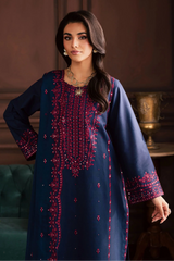 BATIK - 3PC LAWN EMBROIDERED SHIRT WITH CHIFFON EMBROIDERED DUPATTA AND TROUSER - HZG2991