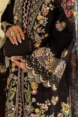 MARYA HUSSAIN - 3PC LAWN EMBROIDERED SHIRT WITH CHIFFON PRINTED DUPATTA AND TROUSER - HZG2667