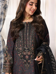 MOHAGNI - 3PC LAWN PRINTED SHIRT WITH ORGANZA EMBROIDERED DUPATTA AND TROUSER - HZG2914