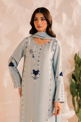MIRANA - 3PC LAWN EMBROIDERED SHIRT WITH CHIFFON DUPATTA AND TROUSER - HZG2708