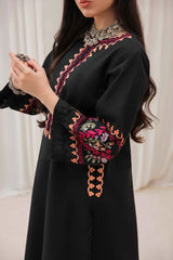 JAZMIN - 2PC DHANAK EMBROIDERED SHIRT AND EMBROIDERED TROUSER - HZG2386