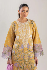 MUSHQ - 3PC LAWN EMBROIDERED SHIRT WITH CHIFFON PRINTED DUPATTA AND TROUSER - HZG2906