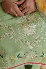 ZARA SHAH JAHAN - 3PC LAWN EMBROIDERED SHIRT WITH PRINTED DUPATTA AND TROUSER - HZG1575