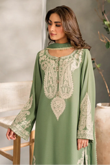 BATIK - 3PC LAWN EMBROIDERED SHIRT WITH CHIFFON DUPATTA AND TROUSER - HZG2620