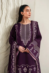 IZNIK - 3PC LAWN EMBROIDERED SHIRT WITH LAWN EMBROIDERED DUPATTA AND TROUSER - HZG2962
