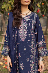 BATIK - 3PC LAWN EMBROIDERED SHIRT WITH CHIFFON EMBROIDERED DUPATTA AND TROUSER - HZG2941