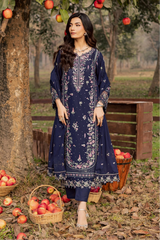 BATIK - 3PC LAWN EMBROIDERED SHIRT WITH CHIFFON EMBROIDERED DUPATTA AND TROUSER - HZG2941