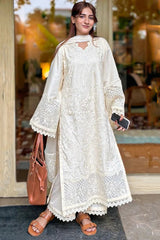 IZNIK - 3PC LAWN EMBROIDERED SHIRT WITH ORGANZA EMBROIDERED DUPATTA AND TROUSER - HZG2888